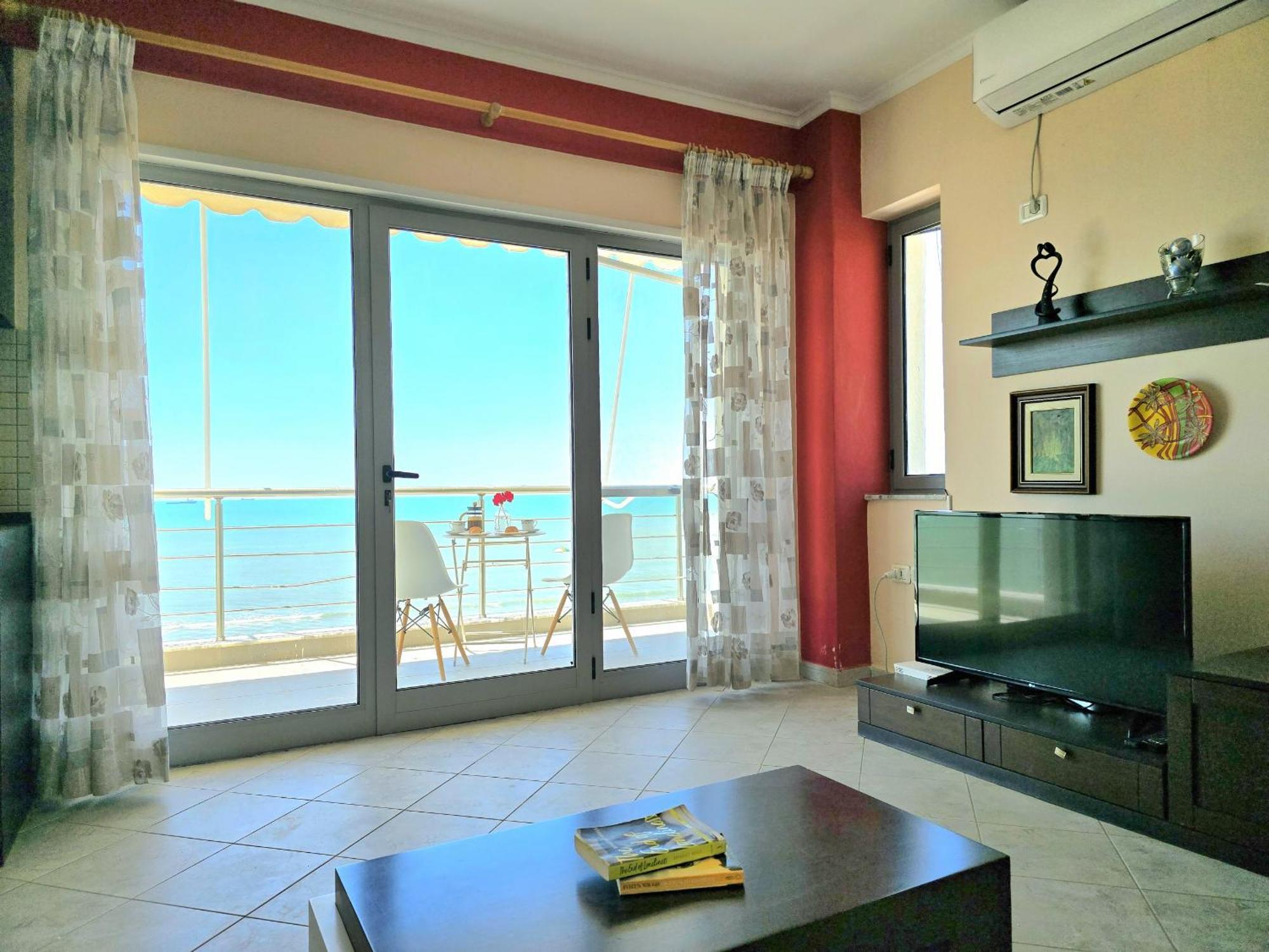Sea View Apartments In Дуррес Екстер'єр фото