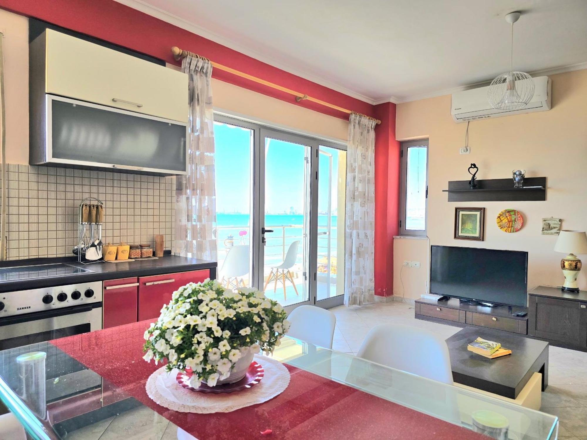 Sea View Apartments In Дуррес Екстер'єр фото