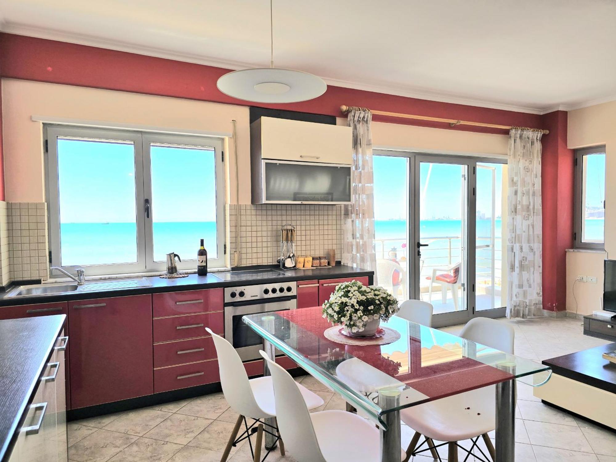 Sea View Apartments In Дуррес Екстер'єр фото