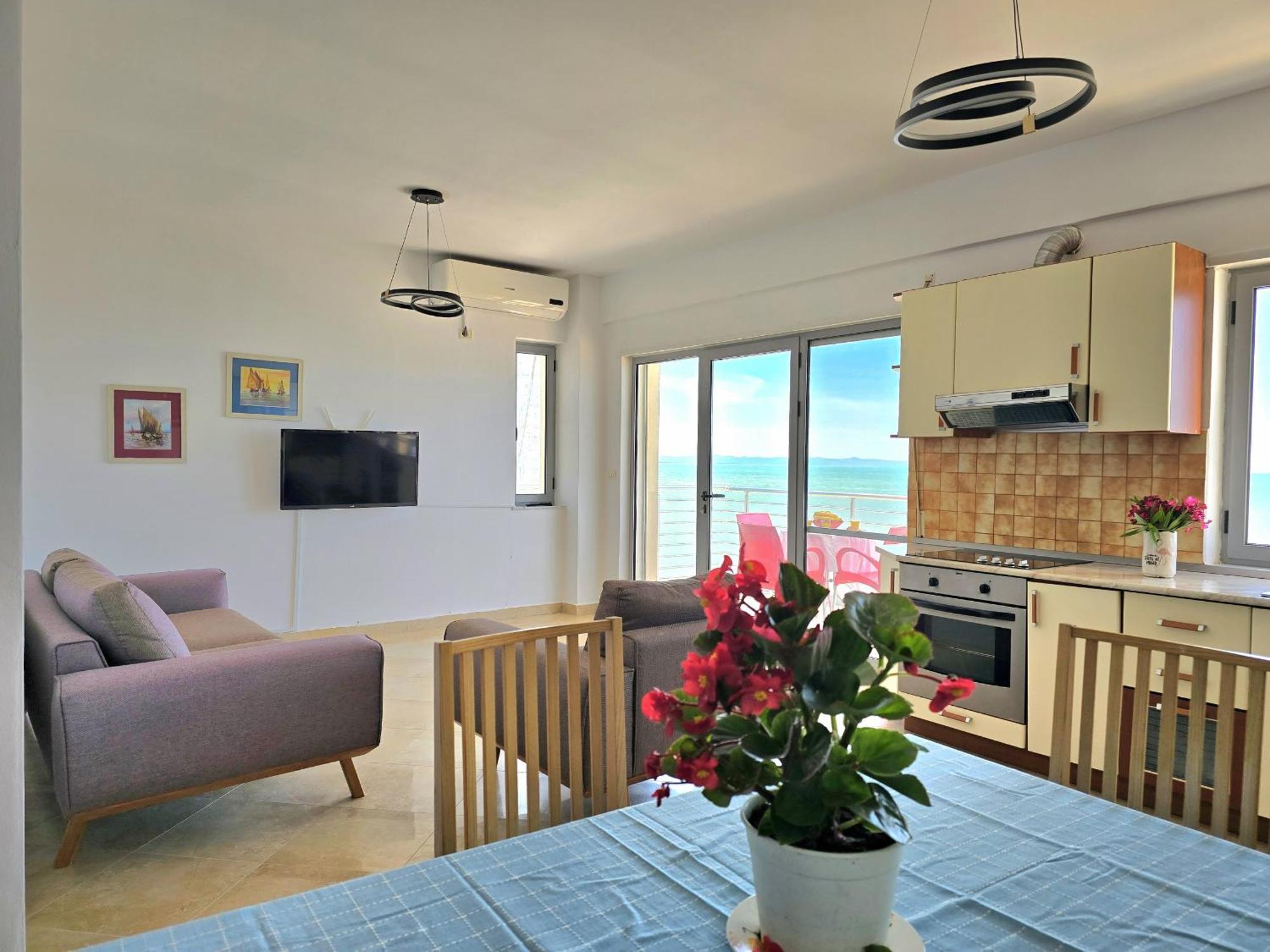 Sea View Apartments In Дуррес Екстер'єр фото