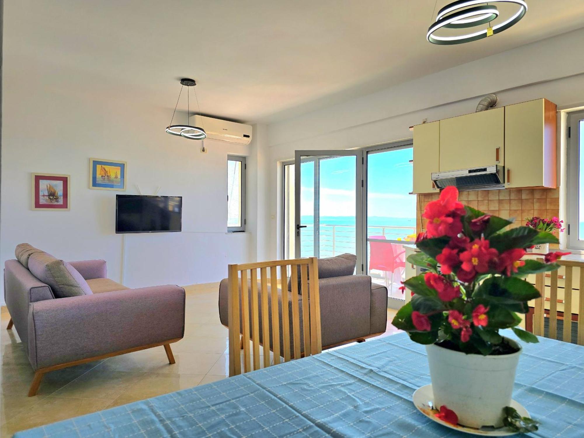 Sea View Apartments In Дуррес Екстер'єр фото