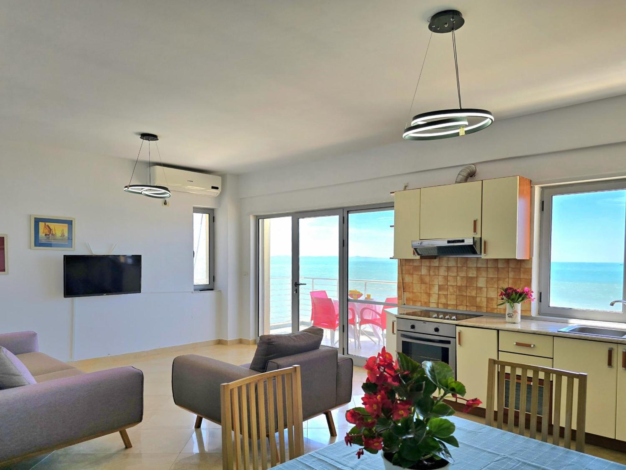 Sea View Apartments In Дуррес Екстер'єр фото